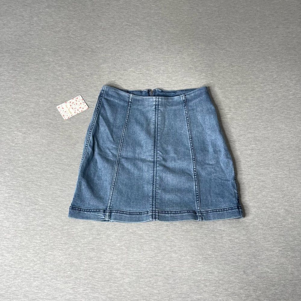 Free People Women's Modern Femme Denim Mini Skirt
